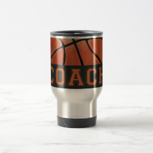 Mug De Voyage Entraîneur de basket-ball