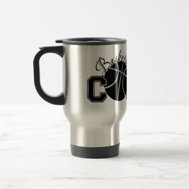 Mug De Voyage Entraîneur de basket-ball (Gauche)
