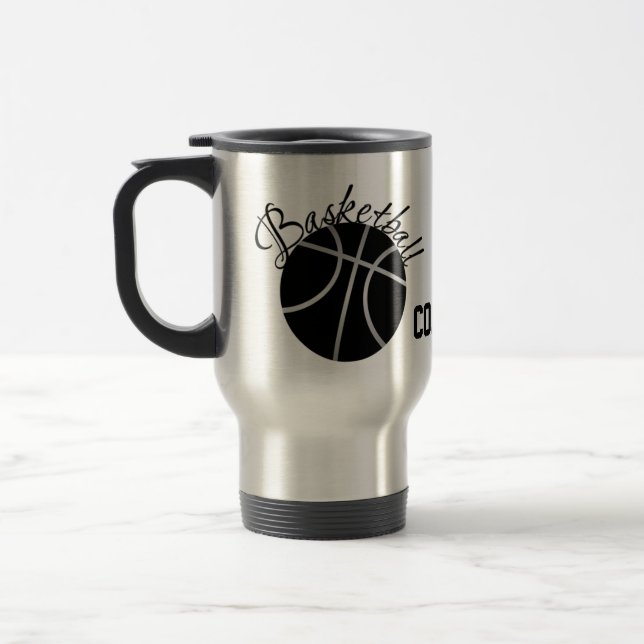 Mug De Voyage Entraîneur de basket-ball, etc ! SRF (Gauche)