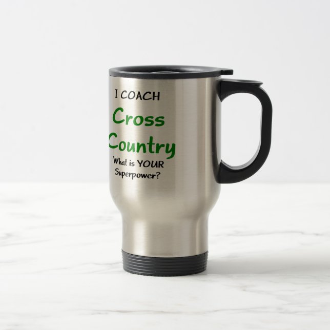 Mug De Voyage entraîneur de cross-country (Droit)