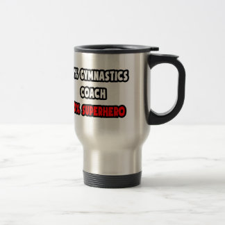 Mug De Voyage Entraîneur de demi-gymnastique ... Half Superhero