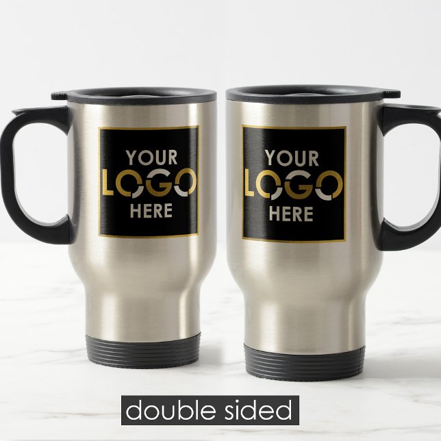 Mug De Voyage Entreprise personnalisée Votre logo ici Promotions (Personalized Business Your Logo Here Promotional Travel Mug)