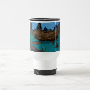 Mug De Voyage Épave sous l'eau