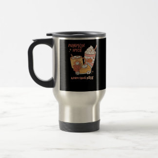 Mug De Voyage Épice citrouille Et Tout Nice - Citation D'Automne