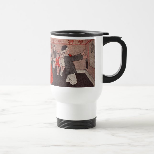 Mug De Voyage Épingler la queue Âne Vintage Enfants (Droite)