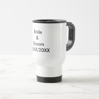 Mug De Voyage Épouse et chambre personnalisée avec date
