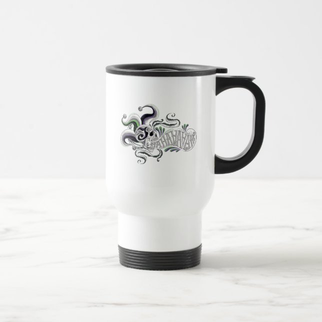 Mug De Voyage Équipe de suicide | Joker Skull - Haha (Droite)