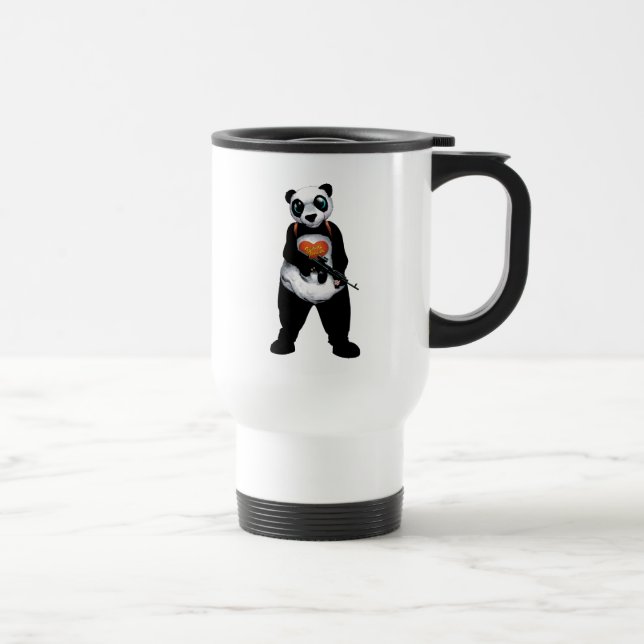 Mug De Voyage Équipe de suicide | Panda (Droite)
