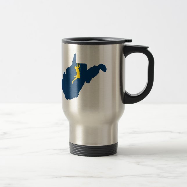 Mug De Voyage Escalade en Virginie occidentale (Droit)
