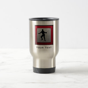 Mug De Voyage Escrimeur en aluminium balayé de regard