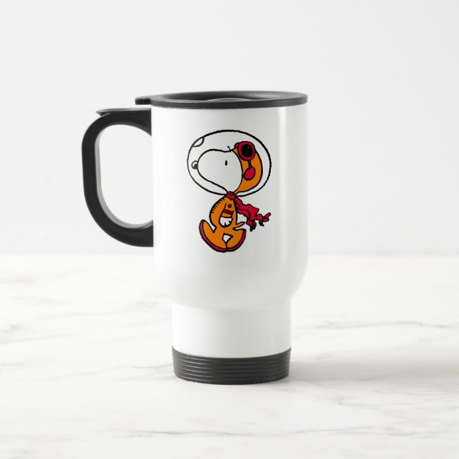 Mug De Voyage ESPACE | Astronaute de Snoopy (Gauche)