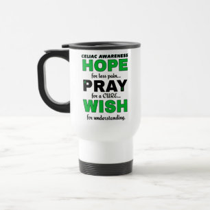 Mug De Voyage Espère Prière Souhaite...Céliaque