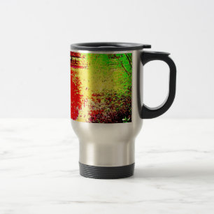 Mug De Voyage Étang psychédélique