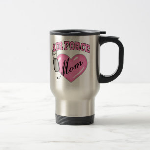 Mug De Voyage Étiquette de chien du coeur N de maman de l'Armé
