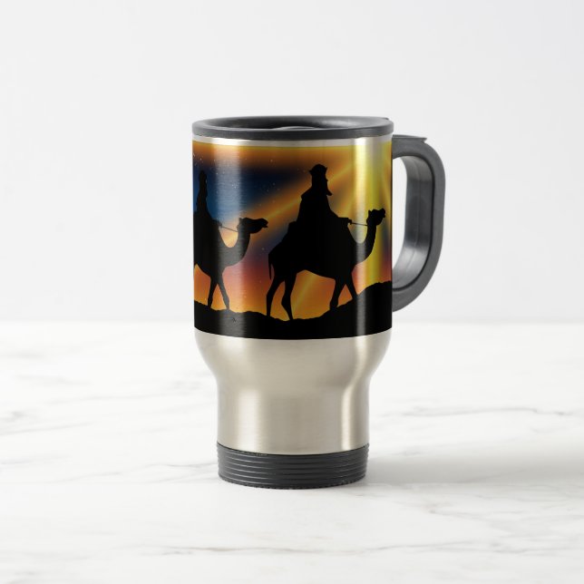 Mug De Voyage Étoile de Bethléem - Naissance du Christ (Devant droit)