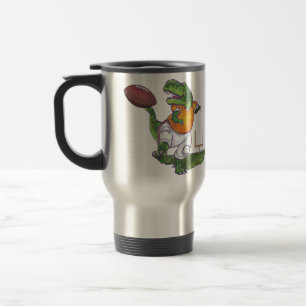 Mug De Voyage Étoile de football Dino