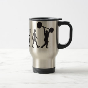 Mug De Voyage Evolution de l'homme - Bodybuilder