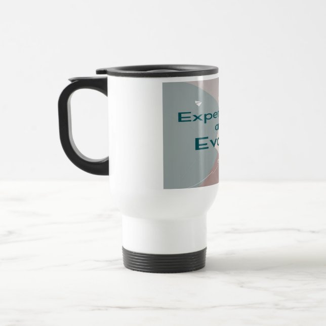 Mug De Voyage Expérimentez et évoluez (Gauche)