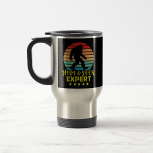 Mug De Voyage Expert Bigfoot Cache-Cache Drôle