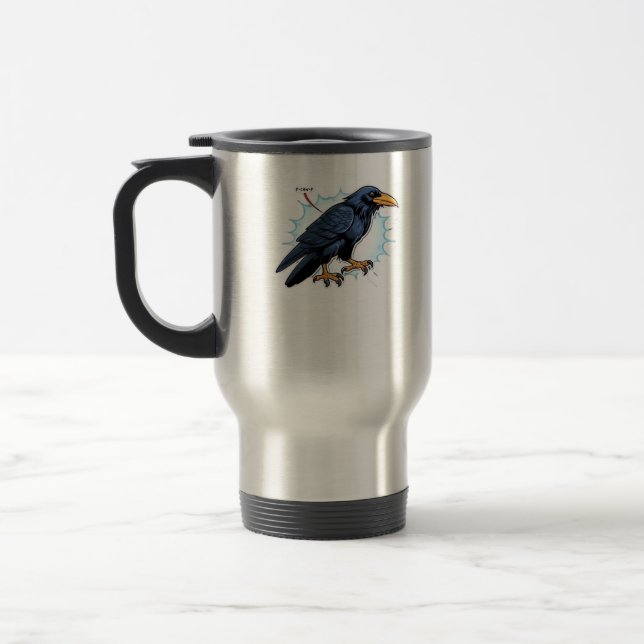 Mug De Voyage F-Caw-F Classique Simple Propre (Gauche)
