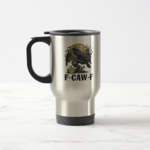 Mug De Voyage F-Caw-F Design Minimaliste Classique