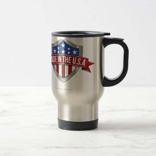 Mug De Voyage Fabriqué aux Etats-Unis (Droit)