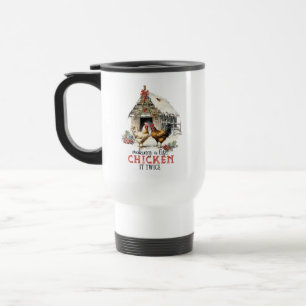 Mug De Voyage Faire une liste Poulet Il deux fois Noël du pays