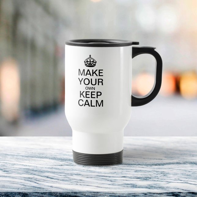 Mug De Voyage Faites de votre propre Musique de Voyage Confort (Créateur téléchargé)