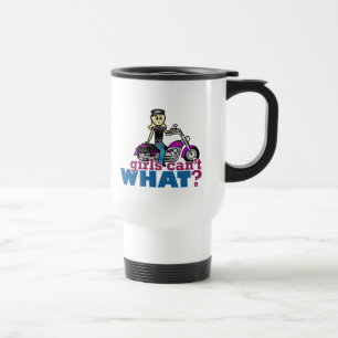 Mug De Voyage Femme de moto