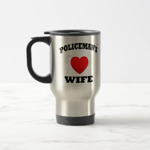 Mug De Voyage Femme du policier