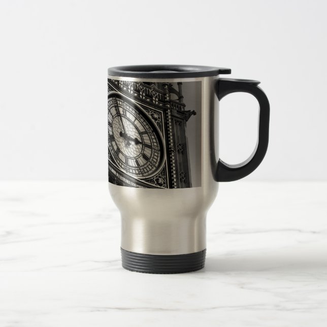 Mug De Voyage Fermer Big Ben Horloge Tour Voyage Europe (Droit)