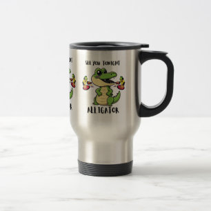 Mug De Voyage Fête d'animaux Alligator