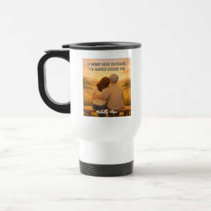 Mug De Voyage Fête des Mères personnalisée Portrait personnali
