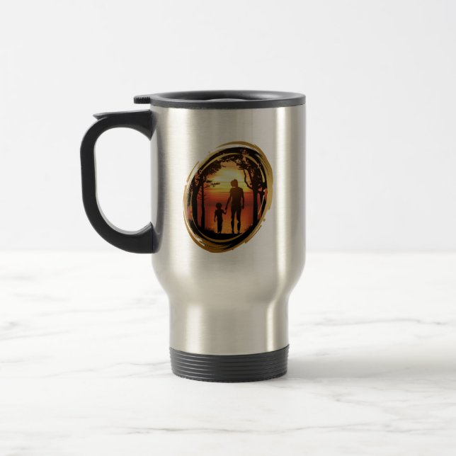 Mug De Voyage Fête des Parents dérangés | Fête des mères - (Gauche)