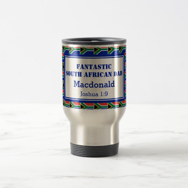 Mug De Voyage Fête des pères FANTASTIQUE DAD SUD-AFRICAIN (Centre)
