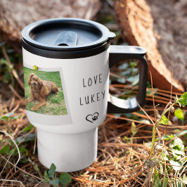 Mug De Voyage Fête des pères Meilleur Chien Papa Jamais Photo Co
