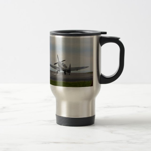 Mug De Voyage Feu Spitfire Prêt Pour Le Décollage (Droit)