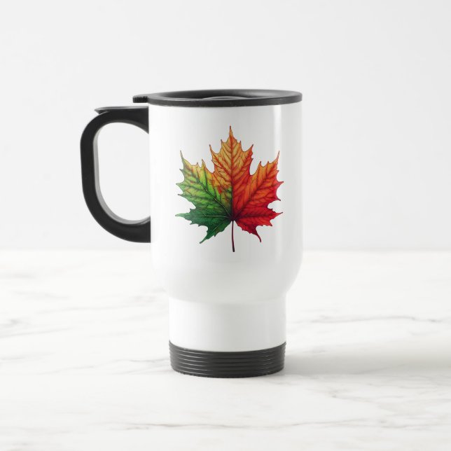 Mug De Voyage Feuille d'érable (Gauche)