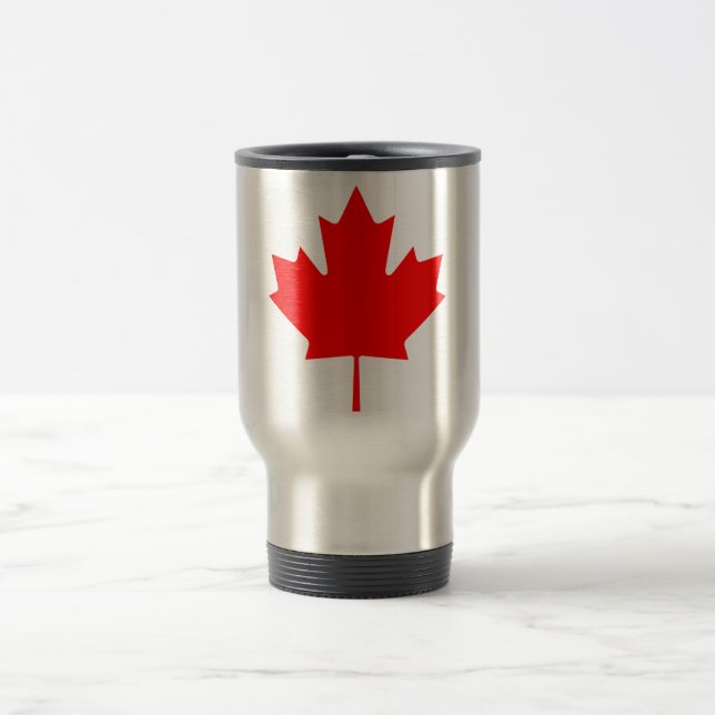 Mug De Voyage Feuille d'érable du Canada (Centre)