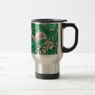 Mug De Voyage Feuilles tropicaux