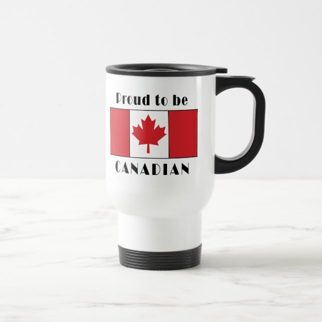 Mug De Voyage Fier d'être canadien (Droite)