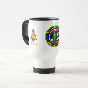 Mug De Voyage Fier soldat des affaires civiles de l'armée