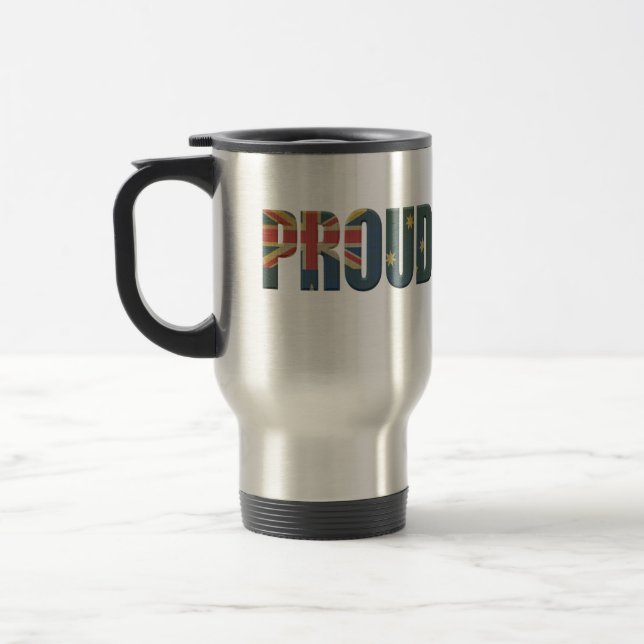 Mug De Voyage Fière patriotique australienne (Gauche)