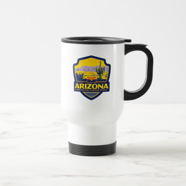 Mug De Voyage Fierté de l'État | Arizona 2 (Droite)
