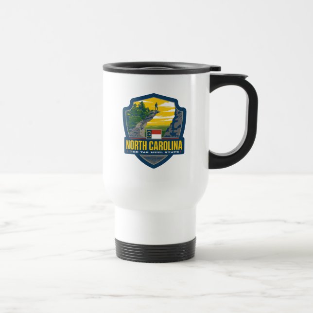 Mug De Voyage Fierté de l'État | Caroline du Nord (Droite)