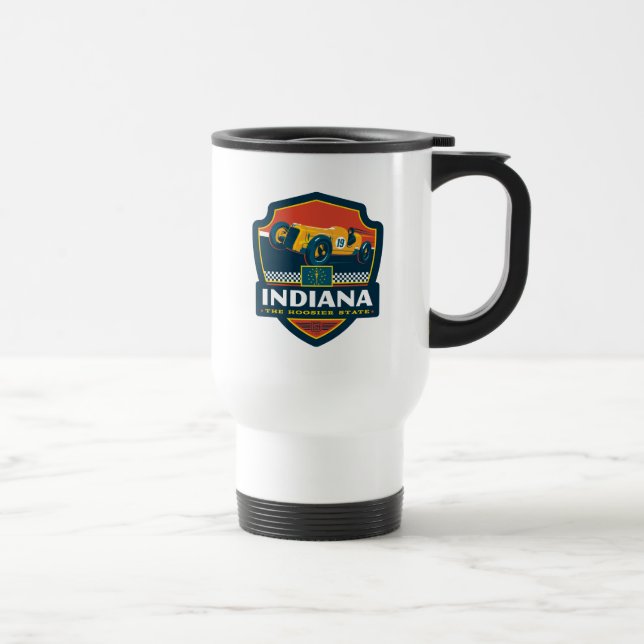 Mug De Voyage Fierté de l'État | Indiana (Droite)