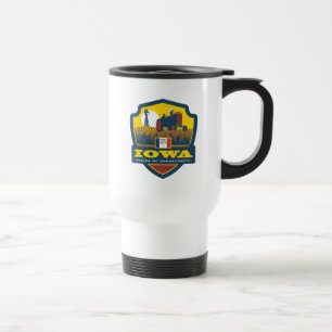 Mug De Voyage Fierté de l'État   Iowa