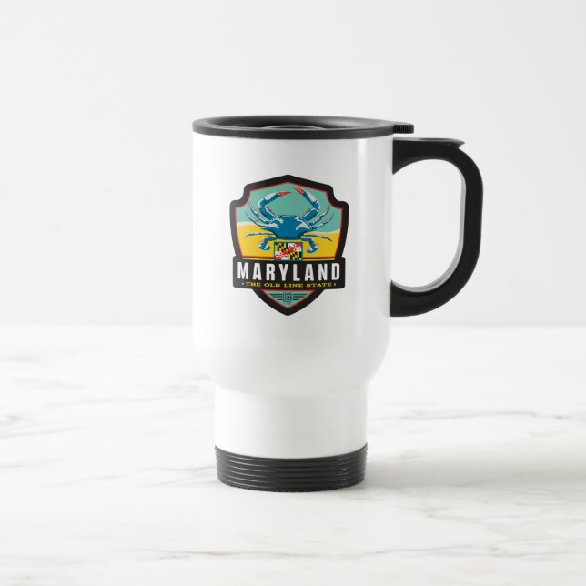 Mug De Voyage Fierté de l'État | Maryland (Droite)