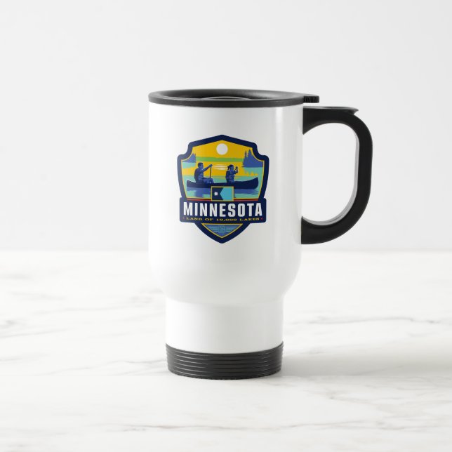 Mug De Voyage Fierté de l'État | Minnesota (Droite)