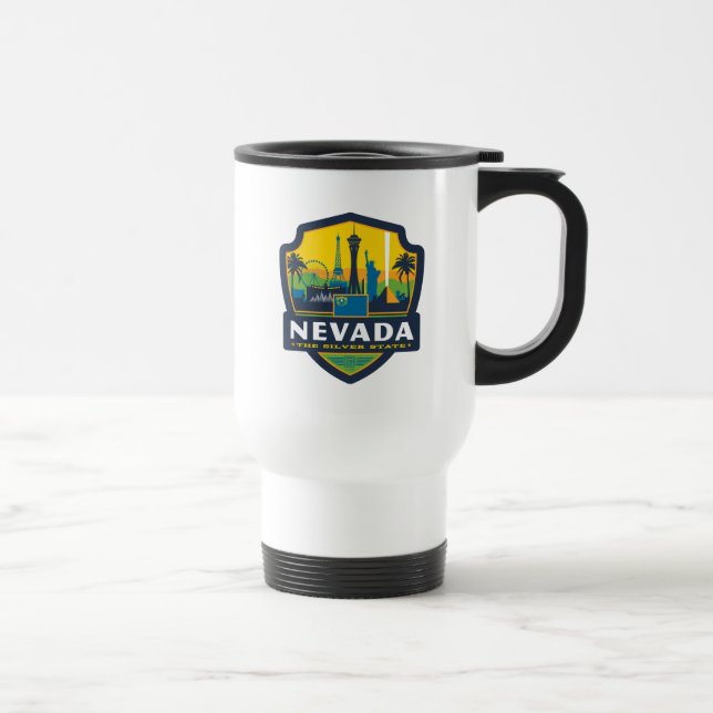 Mug De Voyage Fierté de l'État | Nevada (Droite)